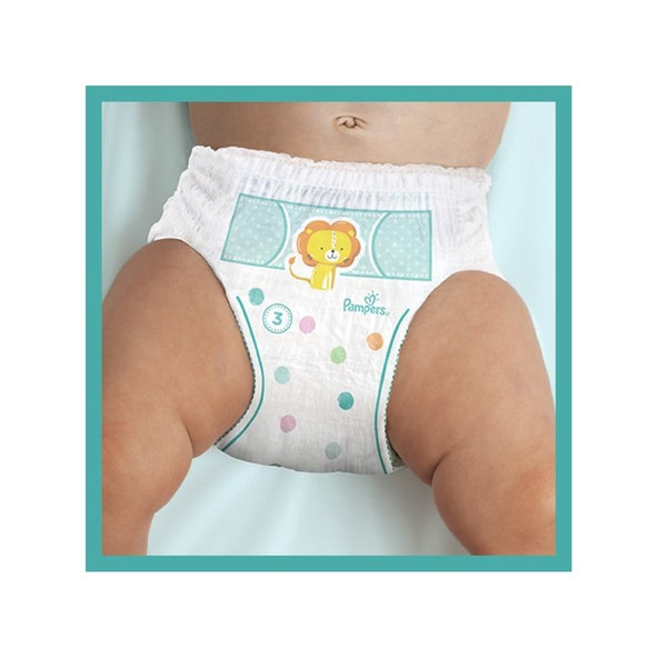 PAMPERS Pants 3 (6-11 kg) 128 ks Midi Mega box - plienkové nohavičky