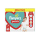 PAMPERS Pants 7 (17 kg+) 74 ks Mega pack - plienkové nohavičky