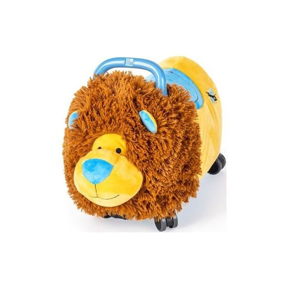 TEDDIES Odrážadlo Funny wheels Rider Ride-On levíček plyšový modrý 12 m +