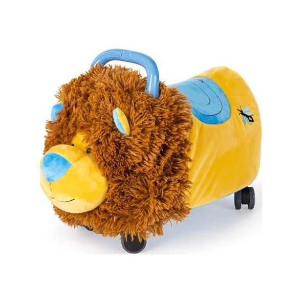 TEDDIES Odrážadlo Funny wheels Rider Ride-On levíček plyšový modrý 12 m +