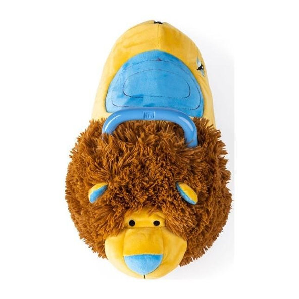 TEDDIES Odrážadlo Funny wheels Rider Ride-On levíček plyšový modrý 12 m +