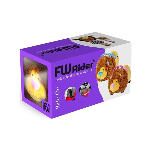 TEDDIES Odrážadlo Funny wheels Rider Ride-On levíček plyšový modrý 12 m +