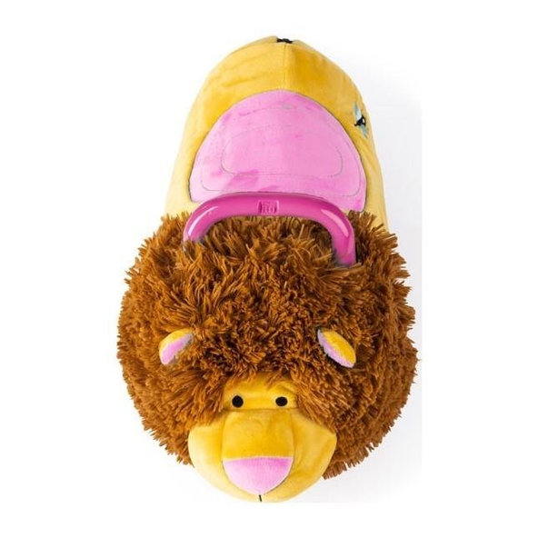 TEDDIES Odrážadlo Funny wheels Rider Ride-On levíček plyšový ružový 12 m +
