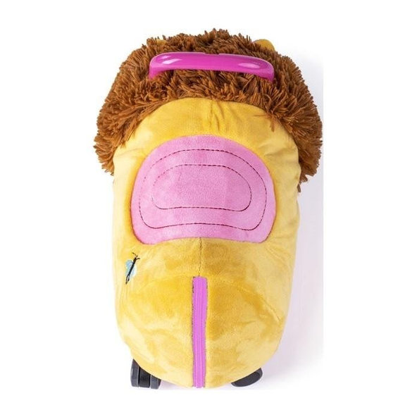 TEDDIES Odrážadlo Funny wheels Rider Ride-On levíček plyšový ružový 12 m +