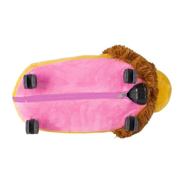 TEDDIES Odrážadlo Funny wheels Rider Ride-On levíček plyšový ružový 12 m +