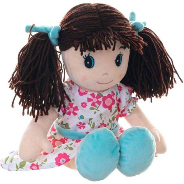 TEDDIES Bábika Ema handrová 40 cm česky hovoriaci a spievajúci