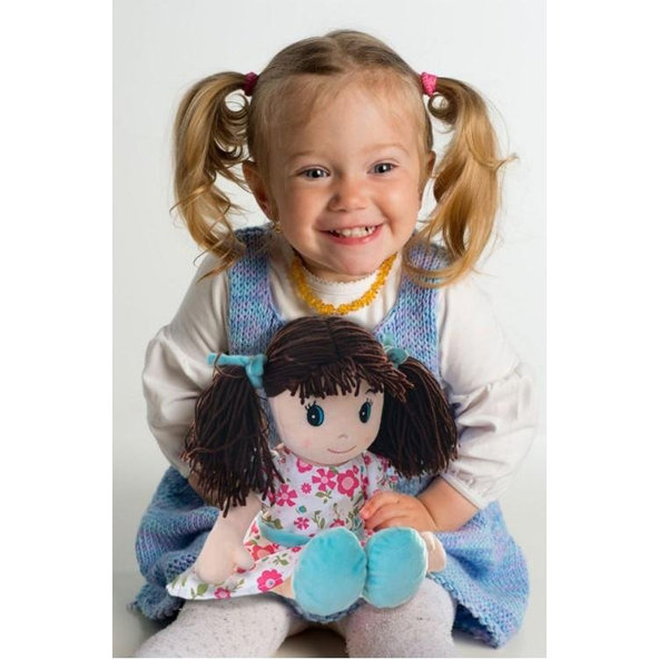 TEDDIES Bábika Ema handrová 40 cm česky hovoriaci a spievajúci