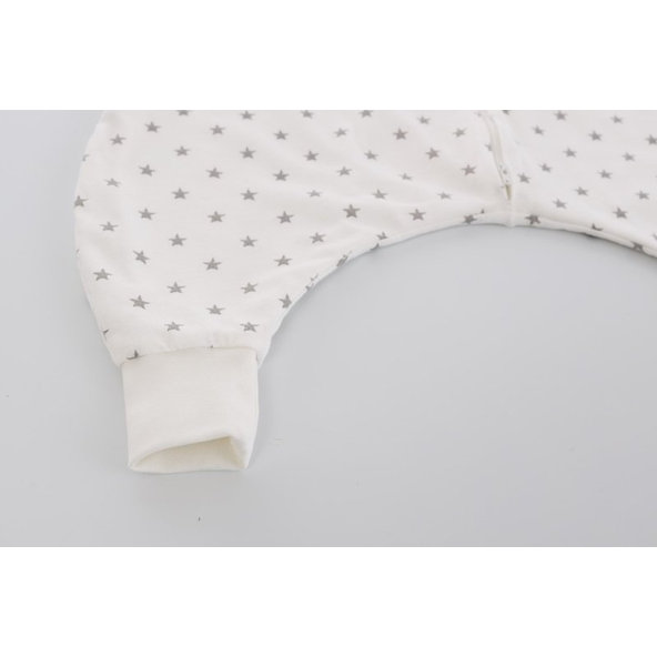 TRÄUMELAND Letný spací vak „to Go“ Sternchen grau 92 cm