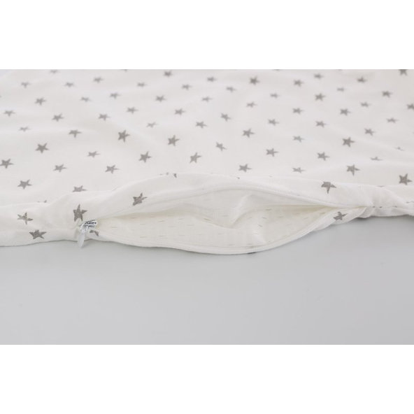 TRÄUMELAND Letný spací vak „to Go“ Sternchen grau 92 cm