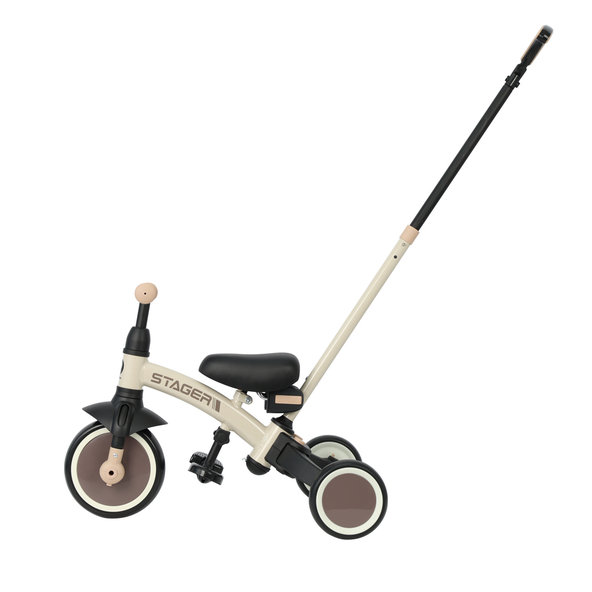 QPLAY Trojkolka Stager 3v1 hnedá do 25 kg
