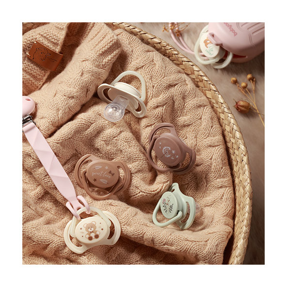 BABYONO Cumlíky silikónové symetrické 18m+ 2 ks