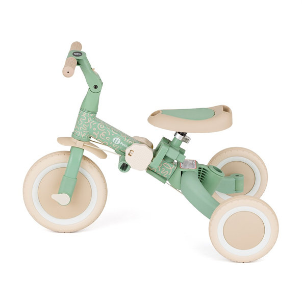 PETITE&MARS Trojkolka multifunkčná 5v1 Turbo - limitovaná edícia Green Twist