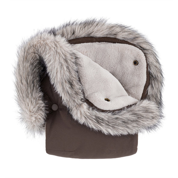 PETITE&MARS Set fusak Comfy 4v1 + rukavice Furry Rich Brown