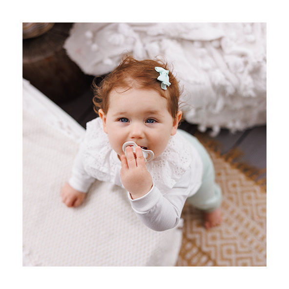 BABYONO Cumlíky silikónové symetrické 6-18m 2 ks