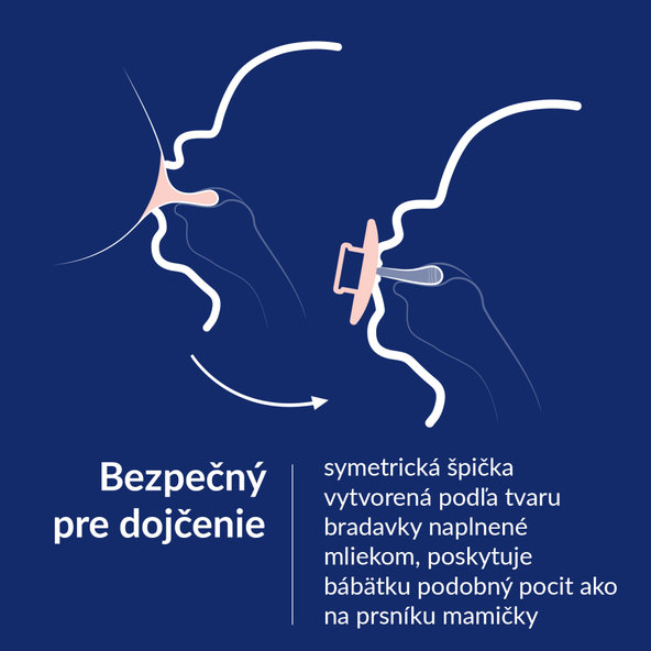 LOVI Prime svietiaci silikónový dynamický cumlík 0-6m Blush 1 ks