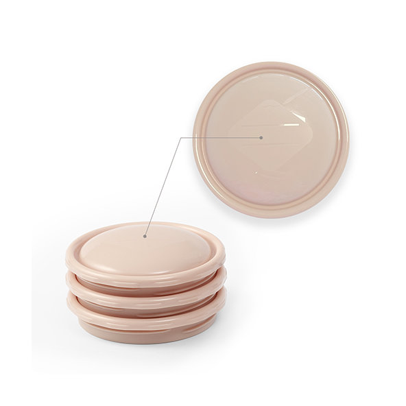 BABYONO Nádoby na skladovanie a mrazenie potravín béžové 4 kusy