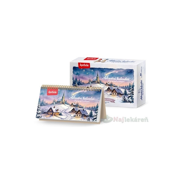 Apotheke Adventný kalendár čaje v nálevových vreckách 24 druhov
