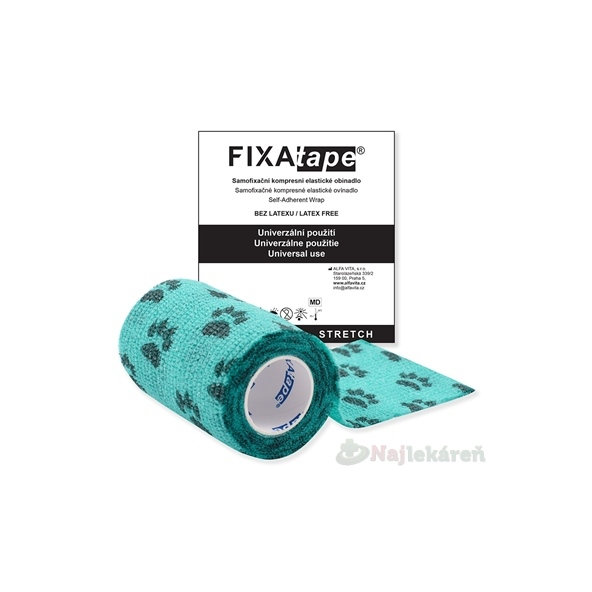 FIXAtape STRETCH Samofixačné ovínadlo zelené 7,5cm x 450cm 1 ks