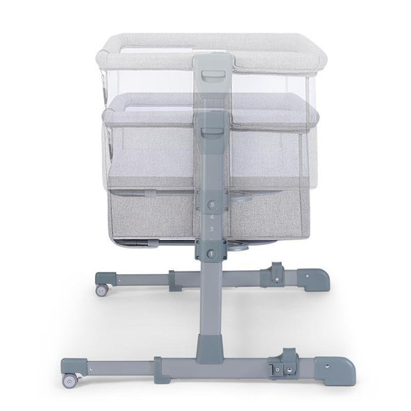 KINDERKRAFT Postieľka detská polohovateľná Neste Air Grey