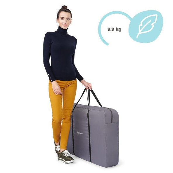 KINDERKRAFT Postieľka detská polohovateľná Neste Air Grey