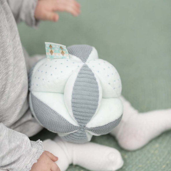 NATTOU Hračka lopta edukačná 4 aktivity Lapidou mint