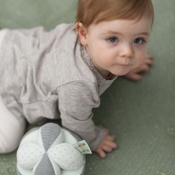 NATTOU Hračka lopta edukačná 4 aktivity Lapidou mint