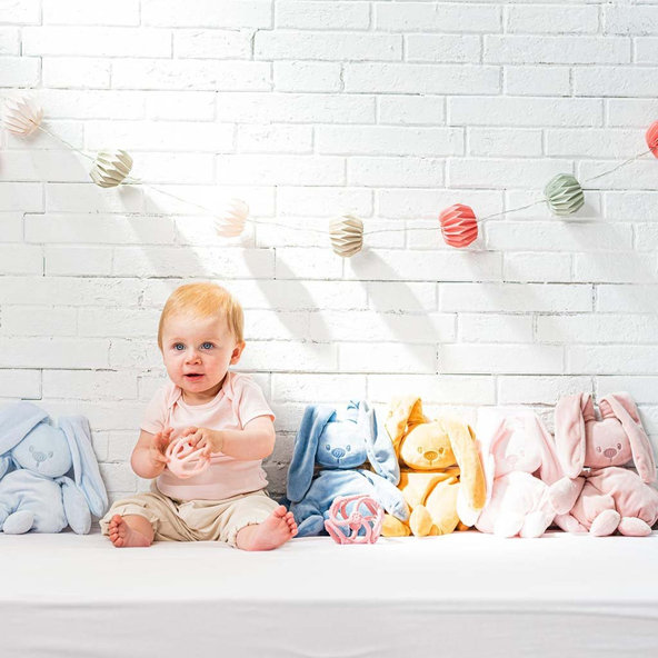 NATTOU Hračka plyšová zajačik Lapidou ocher 36 cm