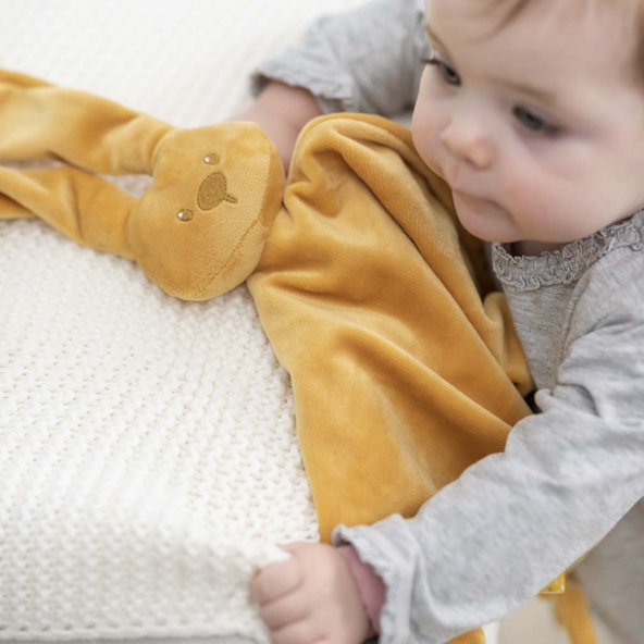 NATTOU Maxi maznáčik Lapidou ocher 65 x 40 cm