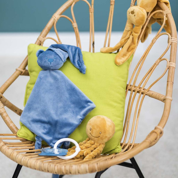 NATTOU Prvá hračka pre bábätka chobotnička PIU PIU Lapidou ochre 0m+