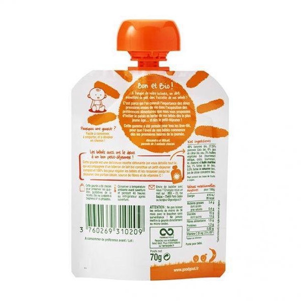 GOOD GOUT BIO Jablkové raňajky 70 g