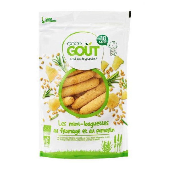 GOOD GOUT Mini bagetky s rozmarínom a syrom 70g
