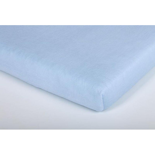 TRÄUMELAND Plachta do postieľky jersey UNI hellblau
