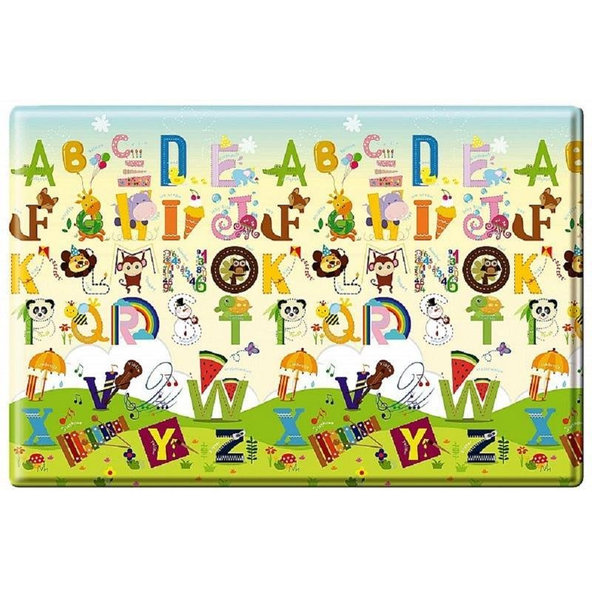 LALALU Podložka na hranie PREMIUM Small, 140 x 140 x 1,2 - Happy Birthday