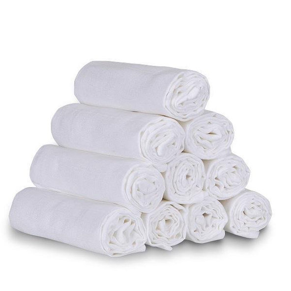 T-TOMI Látkové TETRA plienky 70 x 70 cm, sada 5 ks, biele, Exclussive Collection