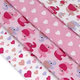 T-TOMI Plienky látkové 76 x 76 cm, 4 ks, ružové sloníky