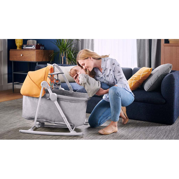 KINDERKRAFT Lehátko 5v1 Nola Forest Yellow