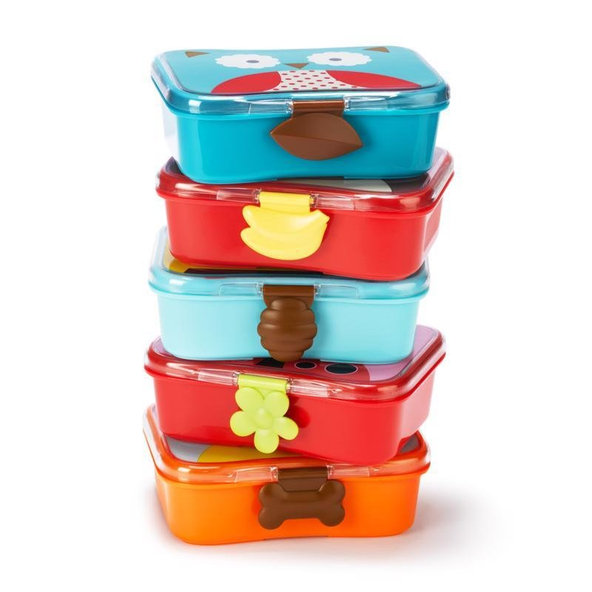 SKIP HOP Zoo Krabička na desiatu 700 ml Žirafa 3+