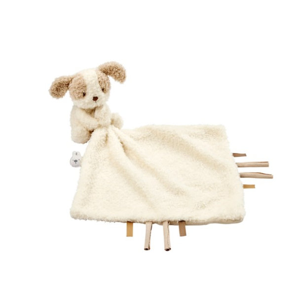 NATTOU Maznáčik plyšový Teddy psík 27 x 27 cm, 0m+