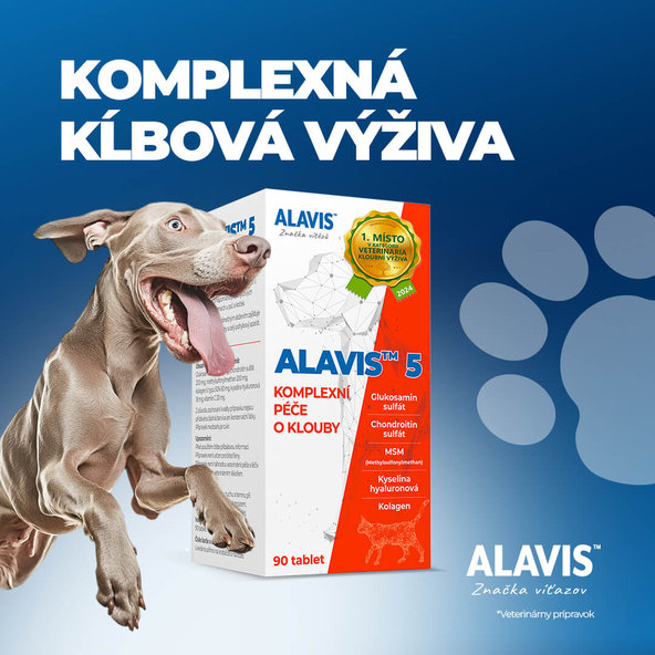 ALAVIS 5 kĺbová výživa pre psov a mačky 90tbl