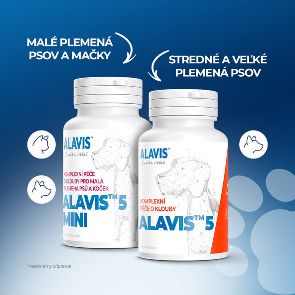 ALAVIS 5 kĺbová výživa pre psov a mačky 90tbl