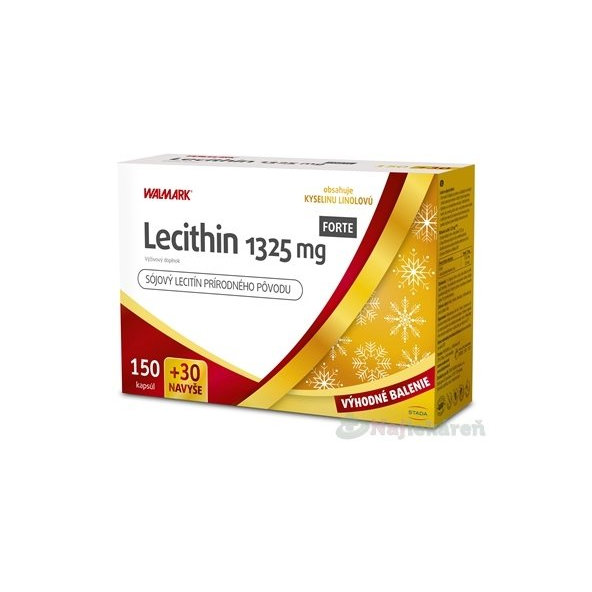 WALMARK Lecithin FORTE 1325 mg 180 kapsúl