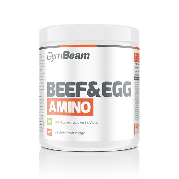 Aminokyseliny Beef&Egg 500 tab - GymBeam