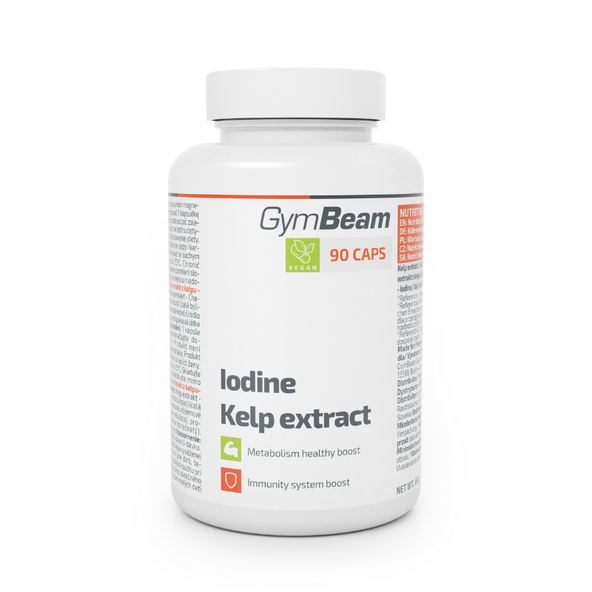 Jód extrakt z kelpu - GymBeam, 90cps