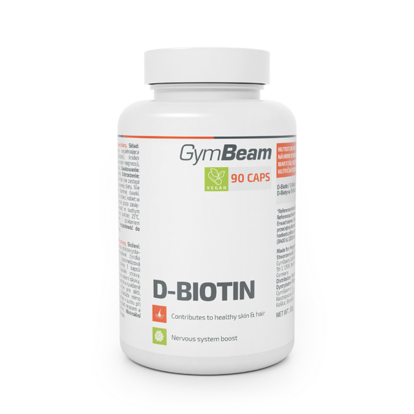 D-Biotín - GymBeam, 90cps