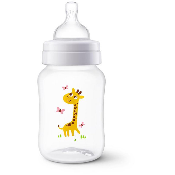 Philips AVENT Fľaša 260 ml Antikolik žirafa