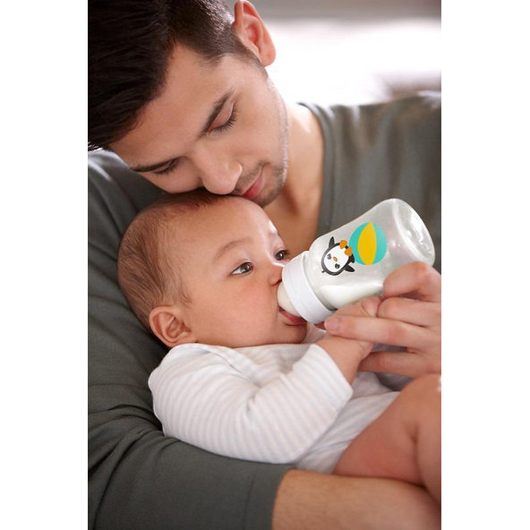 Philips AVENT Fľaša 260 ml Antikolik tučniak
