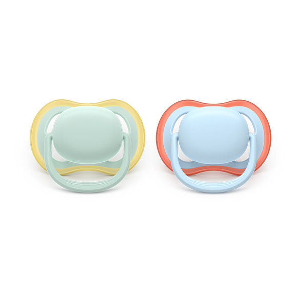 Philips AVENT Cumlík Ultra air 0-6 m modrý/zelený 2ks