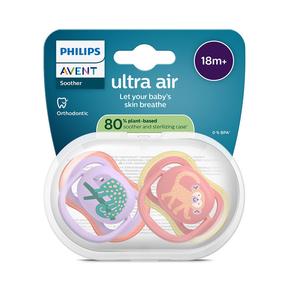Philips AVENT CUMLÍK Ultra air 18+m dievča 2ks