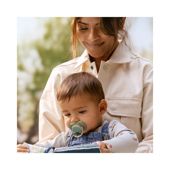 Philips AVENT Cumlík Ultra air s obrázkom 6-18 m neutral 2ks