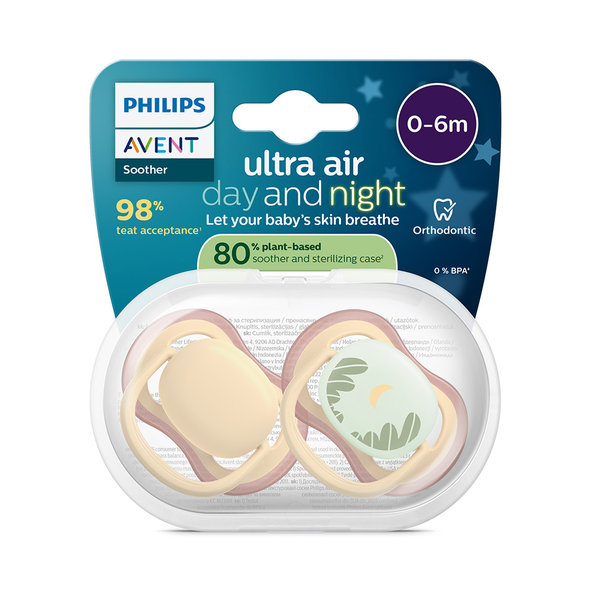 Philips AVENT Cumlík Ultra air denný a nočný 0-6 m 2 ks